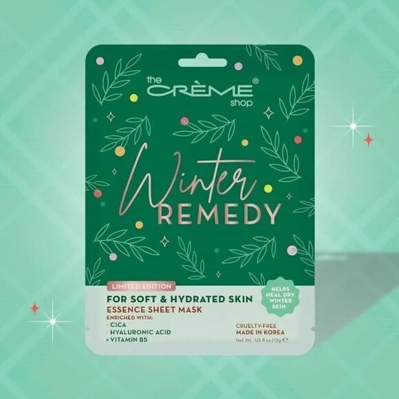 The Creme Shop Winter Remedy Essence Sheet Mask, 5-Pk - Picture 2 of 3